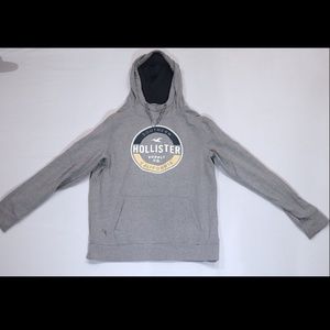 HOLLISTER LIGHT GREY HOODIE